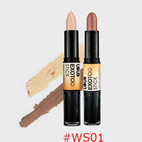 UBUB Makeup Creamy Double-ended 2 in1 Contour Stick Contouring Highlighter Bronzer Create 3D Face Makeup Concealer