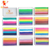 Pro Rainbow Body Face Paint Makeup Painting Pigment 30g/set Multicolor Series Body Art for Halloween Neon UV Metallic Face Paint