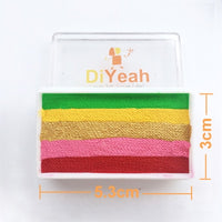Pro Rainbow Body Face Paint Makeup Painting Pigment 30g/set Multicolor Series Body Art for Halloween Neon UV Metallic Face Paint
