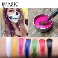 IMAGIC  Face Paint Body Makeup Art Painting Drawing Pigment Flash Glow Color Fancy Paint For Party Halloween Fancy Carnival