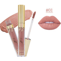 Fashion Matte Lipstick Liquid Lipstick Waterproof Lip Tint Long Lasting Batom Matter Nude Lip Gloss Brand Makeup