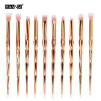 MAANGE 7/10Pcs Diamond Makeup Brushes Set Powder Foundation Eye Shadow Blush Blending Cosmetics Beauty Make Up Brush Tool Kits