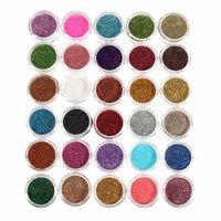 2018 New 30pcs Glitter Eyeshadow Eye Makeup Shimmer Powder Pigment Nail Cosmetic Glitters Mixed Colors