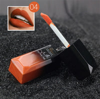 2017 hot waterproof lip gloss matte liquid lipstick matte lipstick lipkit cosmetics makeup nude purple black rose pudaier brand