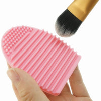 Silicone Makeup Brushegg Cleaning Washing Tools Cosmetics Makeup Brushes Scrubber Board Washing Cosmetic Brush Cleaner Tool