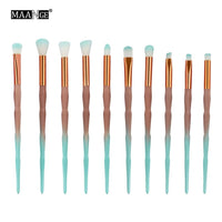 MAANGE 7/10Pcs Diamond Makeup Brushes Set Powder Foundation Eye Shadow Blush Blending Cosmetics Beauty Make Up Brush Tool Kits