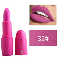 Hot Sexy Red Lips Matte Velvet Lipstick Pencil Cosmetic Long Lasting Lip Tint Pigment Makeup Nude Brown Lipstick Matte Lip stick