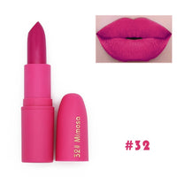 Hot Sexy Red Lips Matte Velvet Lipstick Pencil Cosmetic Long Lasting Lip Tint Pigment Makeup Nude Brown Lipstick Matte Lip stick