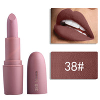 Hot Sexy Red Lips Matte Velvet Lipstick Pencil Cosmetic Long Lasting Lip Tint Pigment Makeup Nude Brown Lipstick Matte Lip stick