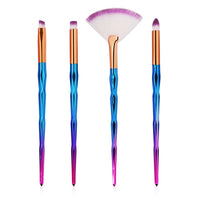 MAANGE 7/10Pcs Diamond Makeup Brushes Set Powder Foundation Eye Shadow Blush Blending Cosmetics Beauty Make Up Brush Tool Kits