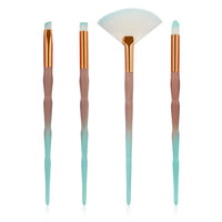 MAANGE 7/10Pcs Diamond Makeup Brushes Set Powder Foundation Eye Shadow Blush Blending Cosmetics Beauty Make Up Brush Tool Kits