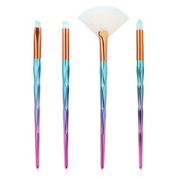MAANGE 7/10Pcs Diamond Makeup Brushes Set Powder Foundation Eye Shadow Blush Blending Cosmetics Beauty Make Up Brush Tool Kits