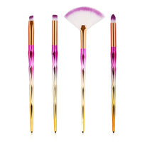 MAANGE 7/10Pcs Diamond Makeup Brushes Set Powder Foundation Eye Shadow Blush Blending Cosmetics Beauty Make Up Brush Tool Kits