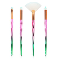 MAANGE 7/10Pcs Diamond Makeup Brushes Set Powder Foundation Eye Shadow Blush Blending Cosmetics Beauty Make Up Brush Tool Kits