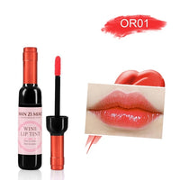 1PC Sexy Waterproof Wine Red Shape Lip Tint Gloss Baby Pink Lip For Women Batom Makeup Liquid Lipstick Lipgloss Cosmetic Tools
