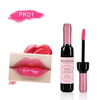 1PC Sexy Waterproof Wine Red Shape Lip Tint Gloss Baby Pink Lip For Women Batom Makeup Liquid Lipstick Lipgloss Cosmetic Tools