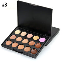 MIni 15 Colors Face Concealer Camouflage Cream Contour Palette maquillaje profesional foundation paleta  Concealer #52420