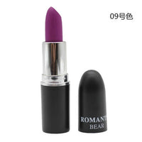 2018 New Sexy Color Beauty Red Lips Baton Matte Velvet Lip Stick Waterproof Makeup Pigment Brown Nude Matte Lipstick Pencils