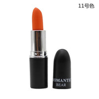 2018 New Sexy Color Beauty Red Lips Baton Matte Velvet Lip Stick Waterproof Makeup Pigment Brown Nude Matte Lipstick Pencils