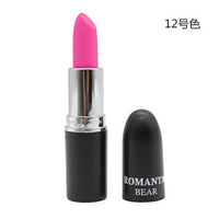 2018 New Sexy Color Beauty Red Lips Baton Matte Velvet Lip Stick Waterproof Makeup Pigment Brown Nude Matte Lipstick Pencils