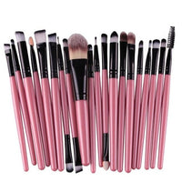GUJHUI 20Pcs Rose gold Makeup Brushes Set Pro Powder Blush Foundation Eyeshadow Eyeliner Lip Cosmetic   Make up Brush Tool