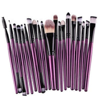GUJHUI 20Pcs Rose gold Makeup Brushes Set Pro Powder Blush Foundation Eyeshadow Eyeliner Lip Cosmetic   Make up Brush Tool