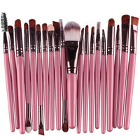 GUJHUI 20Pcs Rose gold Makeup Brushes Set Pro Powder Blush Foundation Eyeshadow Eyeliner Lip Cosmetic   Make up Brush Tool