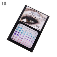 Christmas DIY Eyebrow Adhesive Crystal Glitter Face Body Art Jewels Festival Party Eye Stickers Tattoo Makeup Xmas Decor
