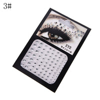 Christmas DIY Eyebrow Adhesive Crystal Glitter Face Body Art Jewels Festival Party Eye Stickers Tattoo Makeup Xmas Decor