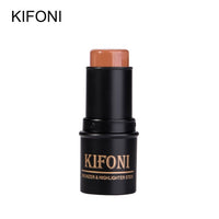 KIFONI makup Bronzer&Highlighter Stick 8 Colors 3D Contour Makeup Concealer Pen Face Waterproof Glow Brighten Stick Cosmetic