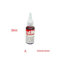 Halloween Cos Ultra-realistic Fake Blood simulation Human Vampire Human Hematopoietic Props Vomiting Pulp Party Cos Supplyies