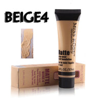 MISS ROSE 37ml liquid foundation base fond de teint bases de maquillaje para el rostro beauty profissional completa liquido
