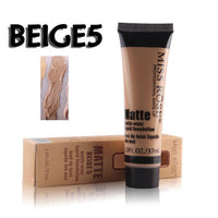 MISS ROSE 37ml liquid foundation base fond de teint bases de maquillaje para el rostro beauty profissional completa liquido