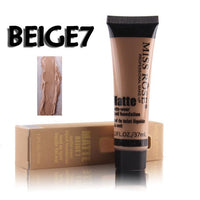 MISS ROSE 37ml liquid foundation base fond de teint bases de maquillaje para el rostro beauty profissional completa liquido