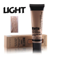 MISS ROSE 37ml liquid foundation base fond de teint bases de maquillaje para el rostro beauty profissional completa liquido