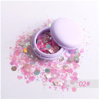 Focal lure super glitter eyeshadow festival makeup shimmer and shine face jewels pigment body face eye glitter sequin paillettes