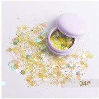 Focal lure super glitter eyeshadow festival makeup shimmer and shine face jewels pigment body face eye glitter sequin paillettes