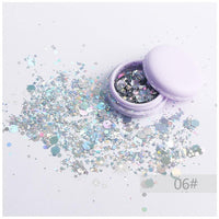 Focal lure super glitter eyeshadow festival makeup shimmer and shine face jewels pigment body face eye glitter sequin paillettes