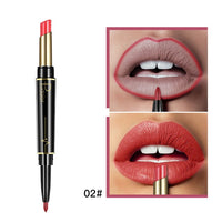 Pudaier Matte Lipstick Wateproof Double Ended Long Lasting Lipsticks Brand Lip Makeup Cosmetics Nude Dark Red Lips Liner Pencil