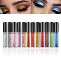POPFEEL Liquid Diamond Eyeshadow Pearly Metallic Shinning Cream 12 Color Glitter Eye Makeup Lips Eyeliner Pigment Festival TSLM1