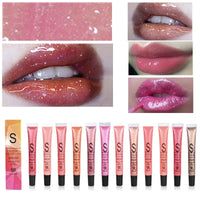 Brand Long Lasting Moisturizer Glitter LipGloss Tint Cosmetics Nutritious Shimmer Liquid Lipstick Beauty Lips Makeup maquiagem