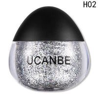 2018 Cosmetic Face Body Glitter Paste Cream Makeup Shimmer Gold Silver Diamond Highlighter Gel Hair Paint Cosmetic Set For Party