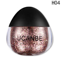 2018 Cosmetic Face Body Glitter Paste Cream Makeup Shimmer Gold Silver Diamond Highlighter Gel Hair Paint Cosmetic Set For Party