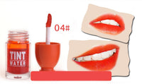 NEW 6 Colors Fruit Stained Liquid Matte lipstick Makeup Lips Lasting moist Nutritious Gloss Non Stick Lip oil Tint Red Lip gloss