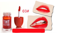 NEW 6 Colors Fruit Stained Liquid Matte lipstick Makeup Lips Lasting moist Nutritious Gloss Non Stick Lip oil Tint Red Lip gloss