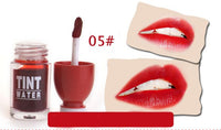 NEW 6 Colors Fruit Stained Liquid Matte lipstick Makeup Lips Lasting moist Nutritious Gloss Non Stick Lip oil Tint Red Lip gloss