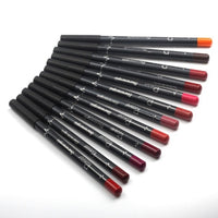 12 Colors/Set Sexy Matte Lip Stick Lipliner Lip Liner Pencil Matt Nude Lipsliner Pen Set Beauty Makeup Tool Cosmetic