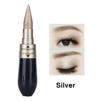 1Pcs Double-end 2-in-1 Pearly Glimmer Waterproof Eyeshadow Black Eye Liner Pen Quick Dry Women Eye Beauty Makeup Accessorices