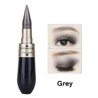 1Pcs Double-end 2-in-1 Pearly Glimmer Waterproof Eyeshadow Black Eye Liner Pen Quick Dry Women Eye Beauty Makeup Accessorices