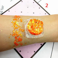 Glitter Face Glow Shimmer Liquid Maquiagem Eye Pigmento Para Os Olhos Mermaid Cream Highlighter Brighten Makeup